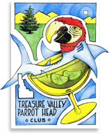 Treasure Valley Parrot Head Club Logo